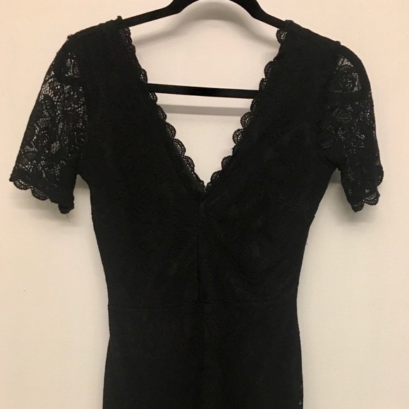 Lace Little Black Dress - Picture 2 of 6